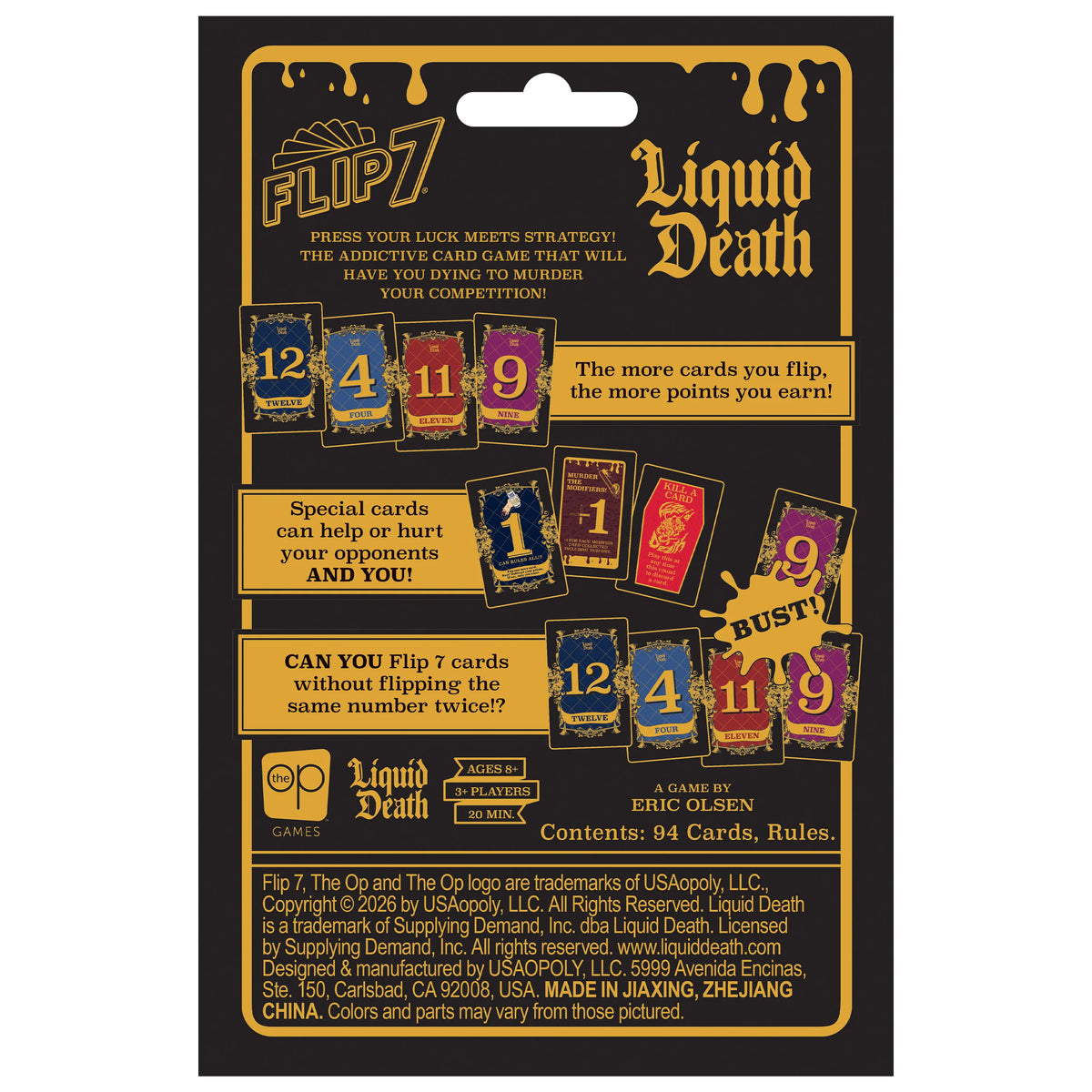 Flip 7 Liquid Death