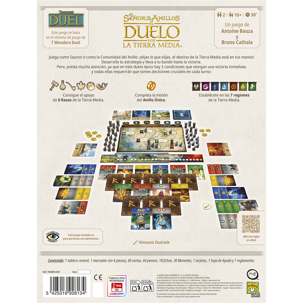 El Señor de los anillos Duelo por la Tierra Media