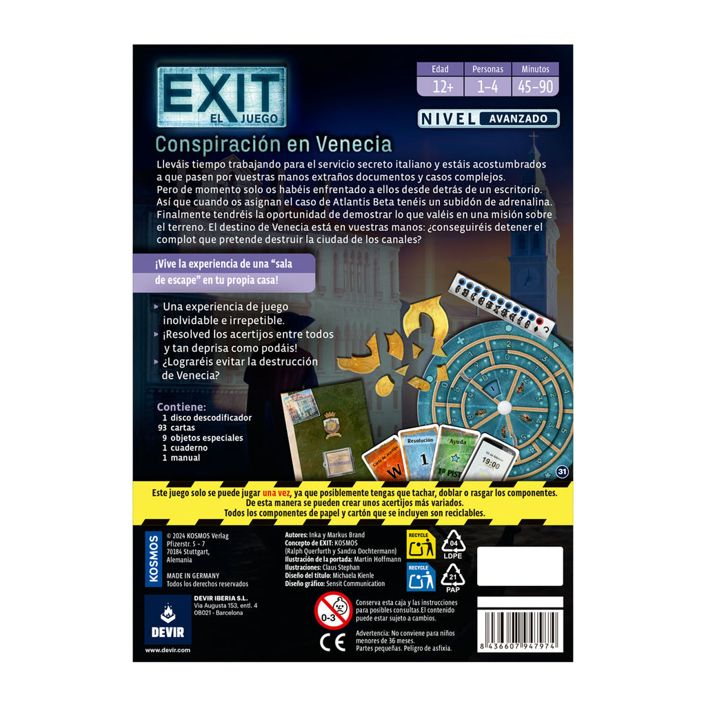 EXIT 36: Conspiración en Venecia