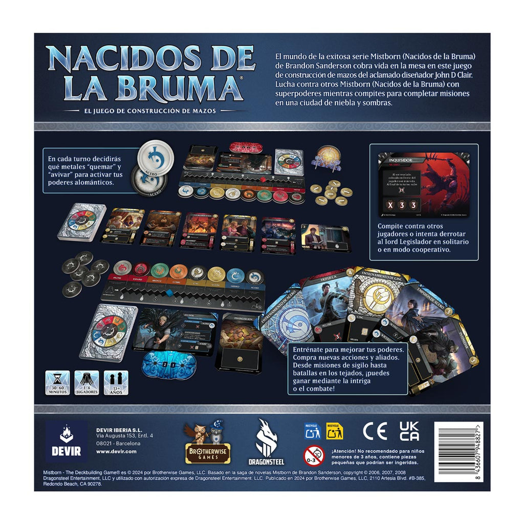 Nacidos de la Bruma: el juego de construcción de mazos