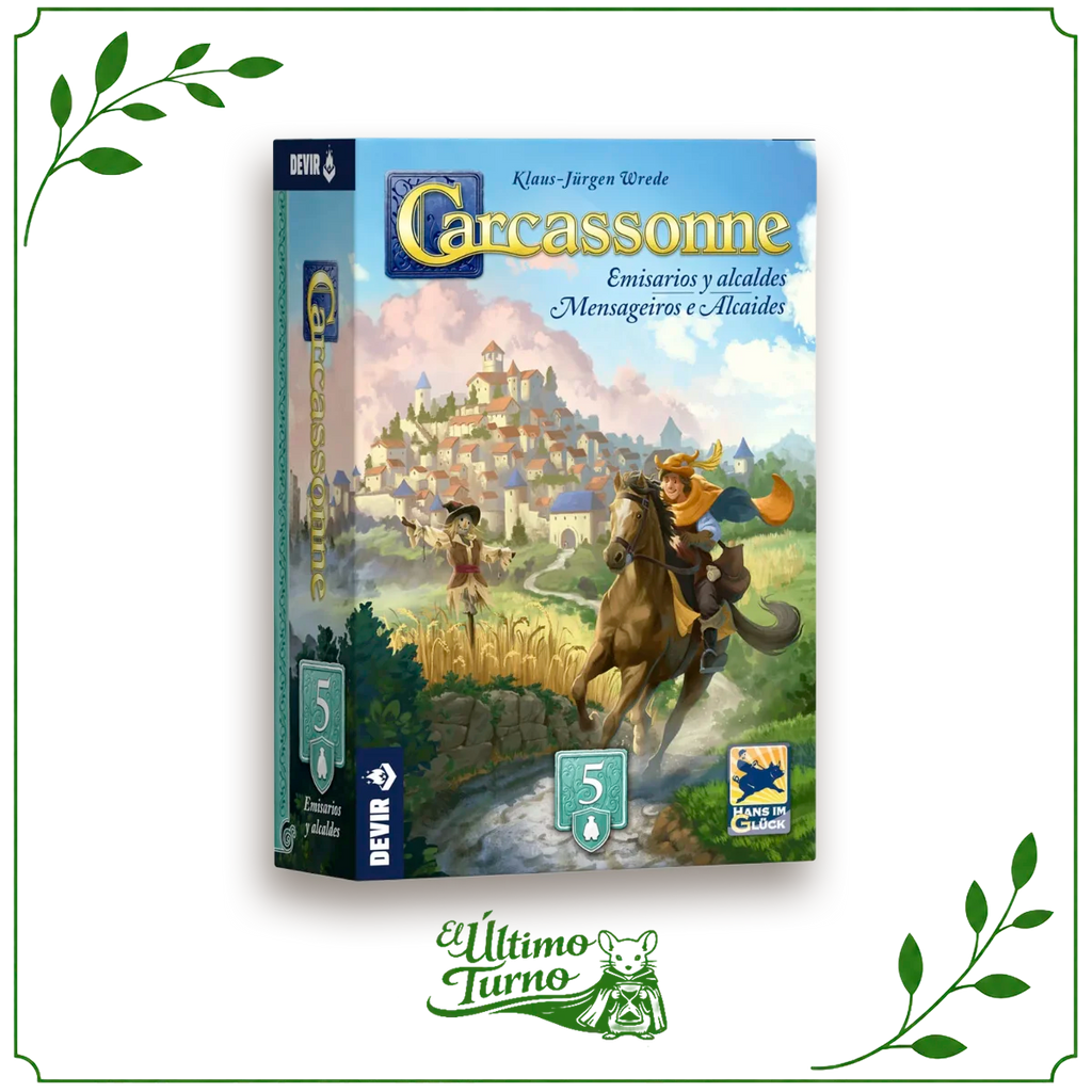 Carcassonne Exp. 5 Emisarios y Alcaldes (3ra Edición)
