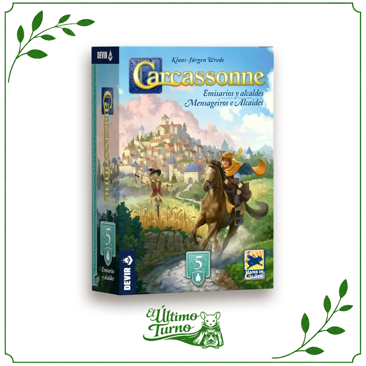 Carcassonne Exp. 5 Emisarios y Alcaldes (3ra Edición)
