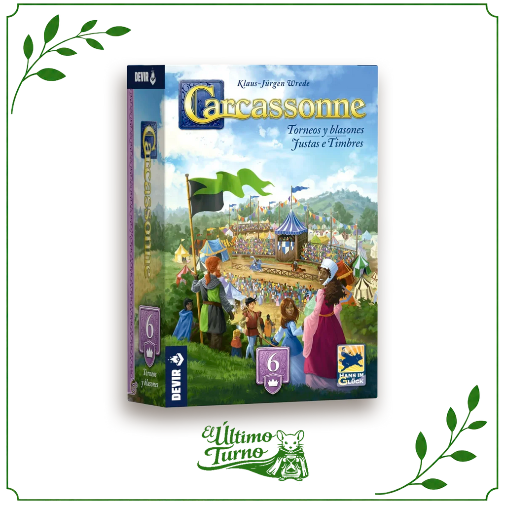 Carcassonne Exp. 6 Torneos y Blasones (3ra Edición)