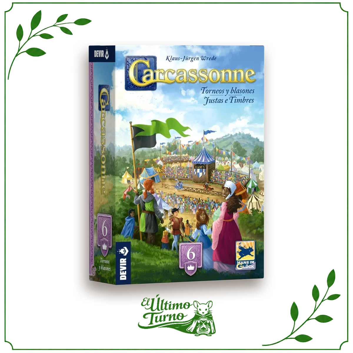 Carcassonne Exp. 6 Torneos y Blasones (3ra Edición)