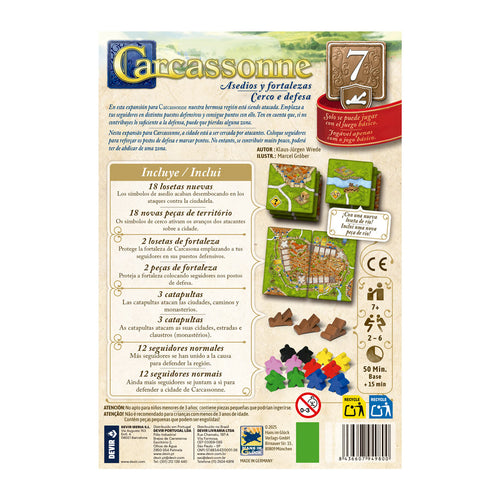 Carcassonne Exp. 7 Asedios y Fortalezas (3ra Edición)