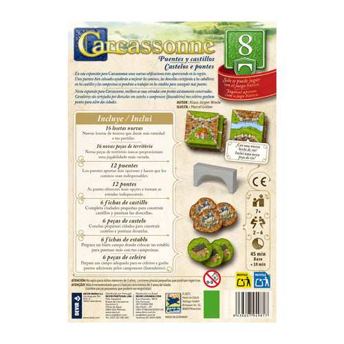 Carcassonne Exp. 8 Puentes y Castillos (3ra Edición)
