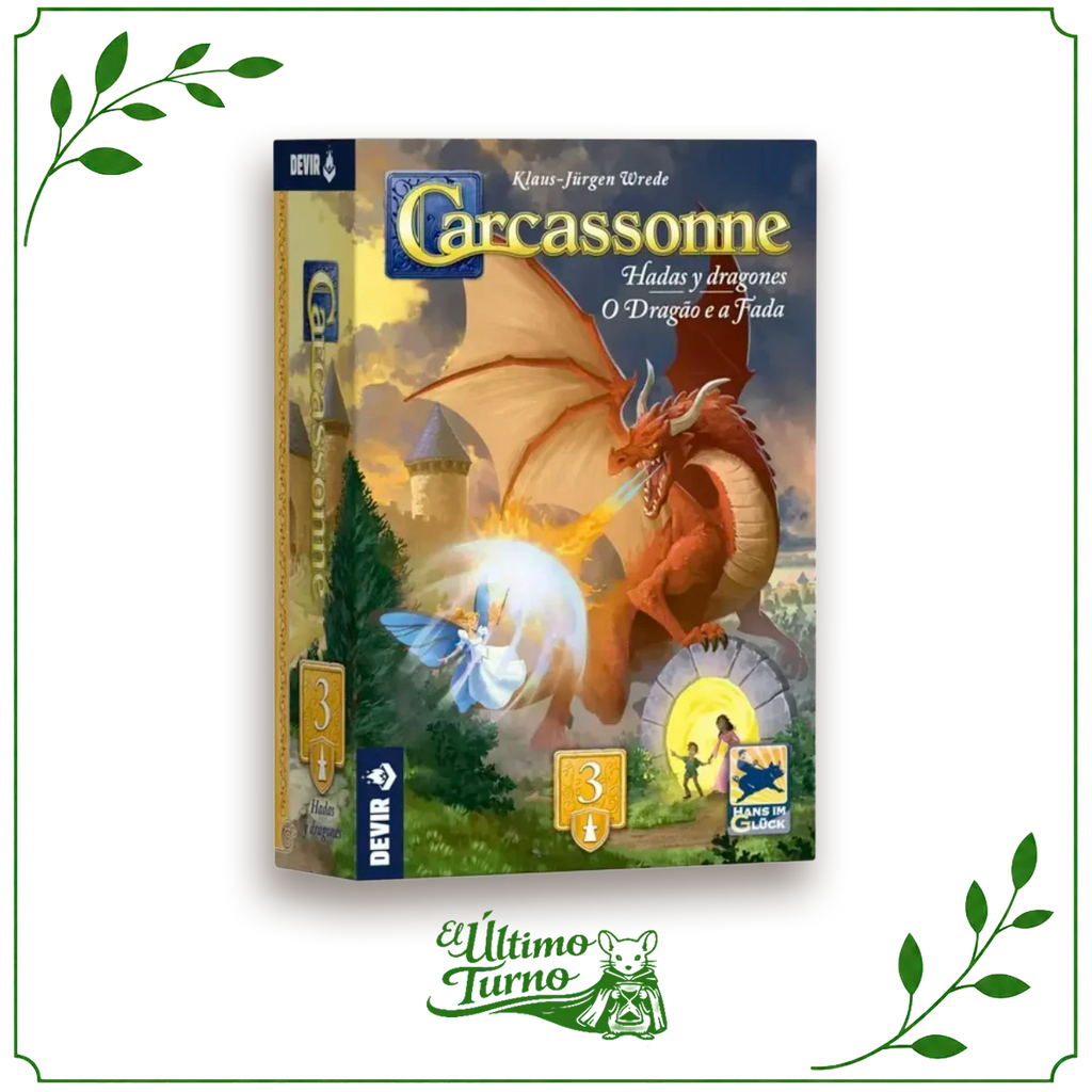 Carcassonne Exp. 3 Hadas y Dragones (3ra edición)