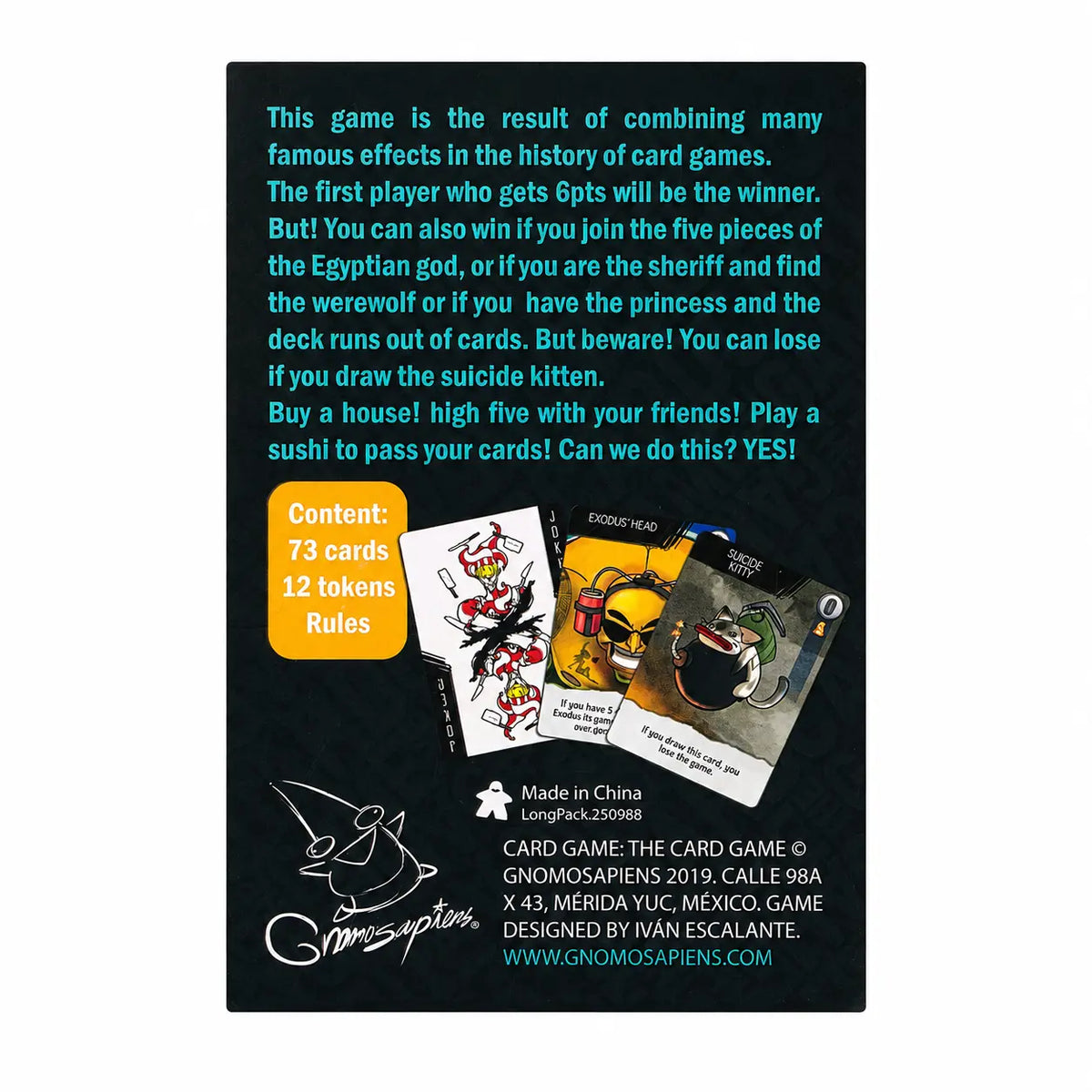 Card Game The Card Game + promo | Gamefound