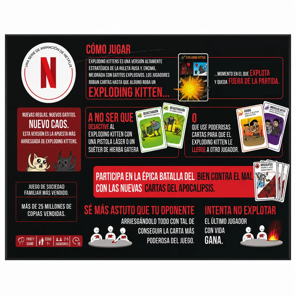 Exploding Kittens: El bien vs el mal
