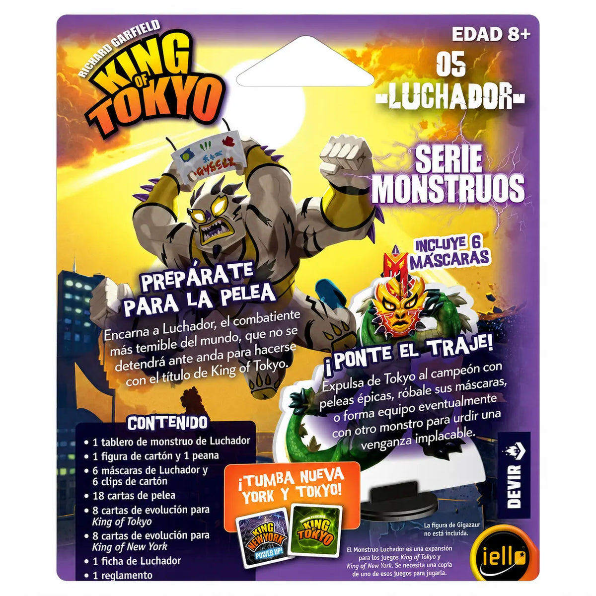 King of Tokyo Luchador Monster Pack