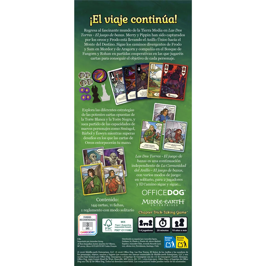 El Señor de los Anillos- Las dos Torres: el juego de bazas