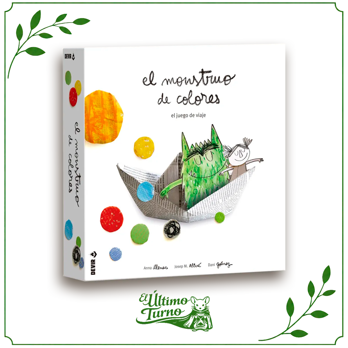 El Monstruo de Colores - El juego de viaje