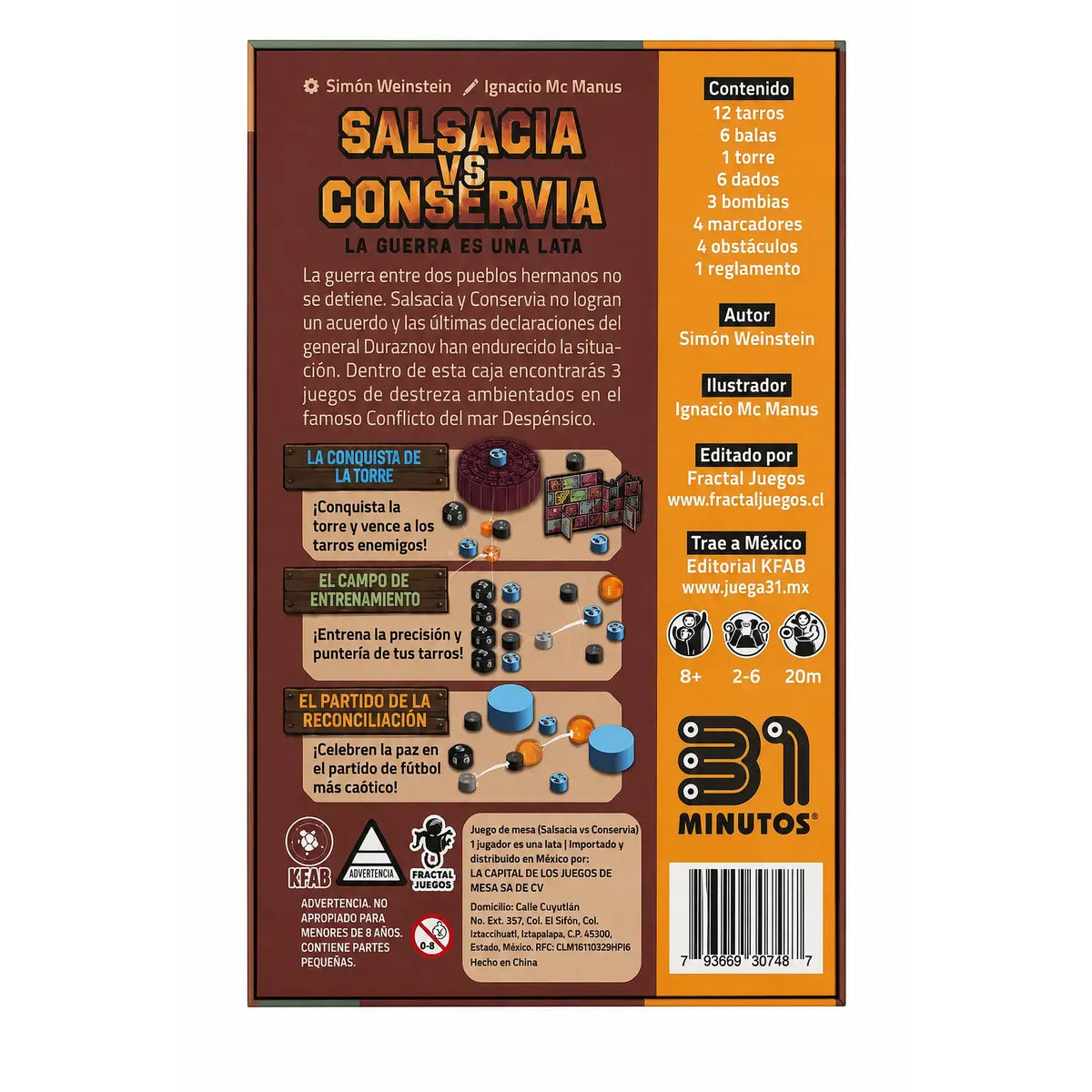 31 minutos Salsacia vs Conservia