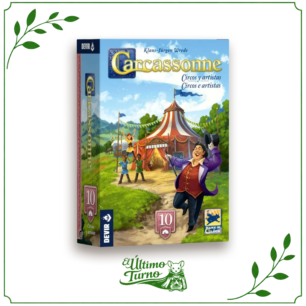 Carcassonne Exp. 10 Circos y Artistas (3ra Edición)