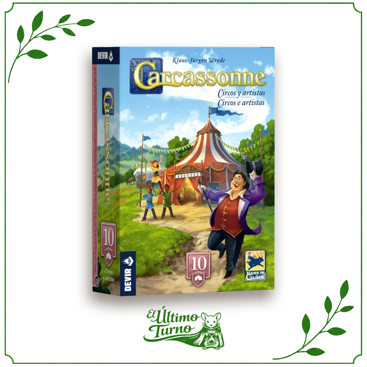 Carcassonne Exp. 10 Circos y Artistas (3ra Edición)