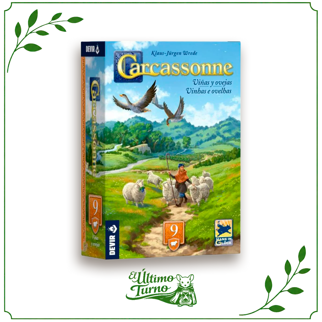 Carcassonne Exp. 9 Viñas y Ovejas (3ra Edición)
