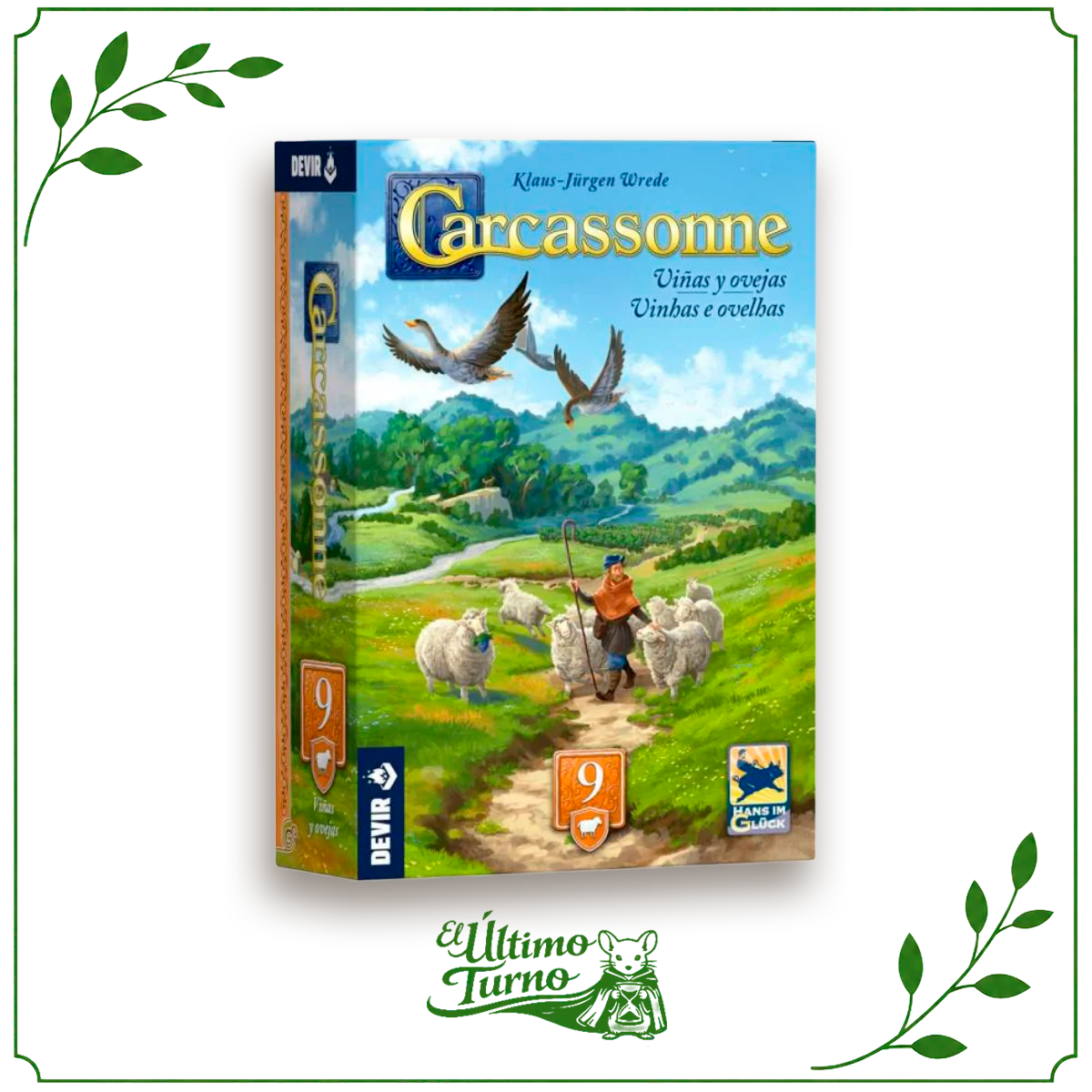 Carcassonne Exp. 9 Viñas y Ovejas (3ra Edición)