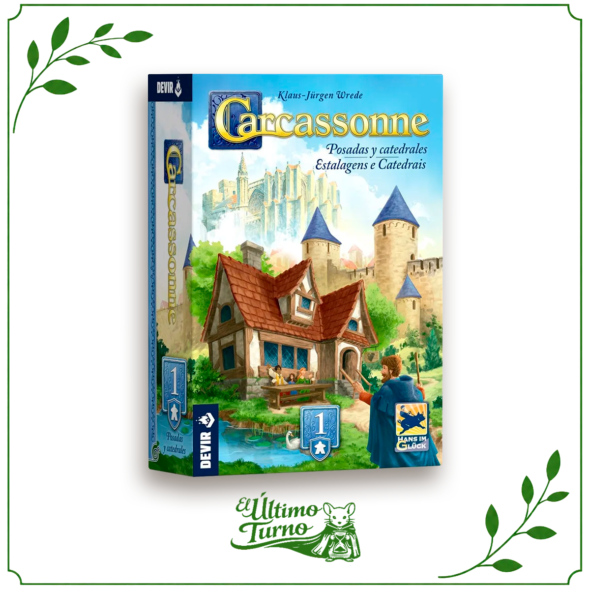 Carcassonne Exp. 1 Posadas y Catedrales (3ra Edición)