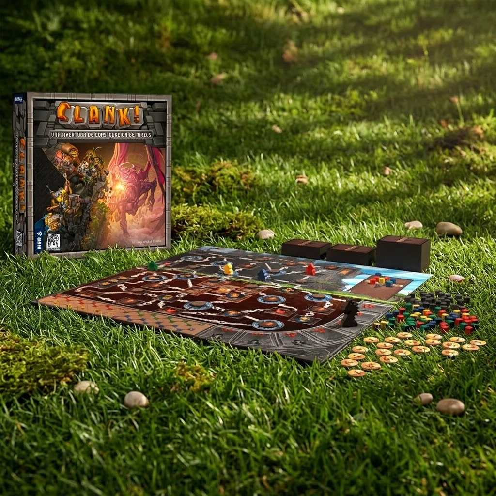 Clank! una aventura de construcción de mazos