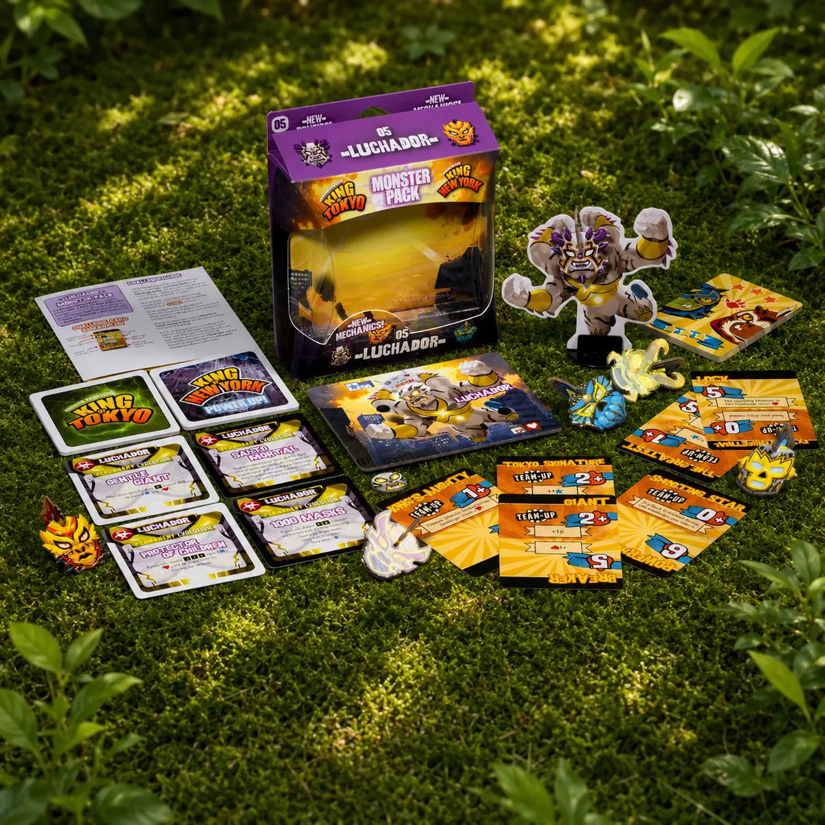 King of Tokyo Luchador Monster Pack
