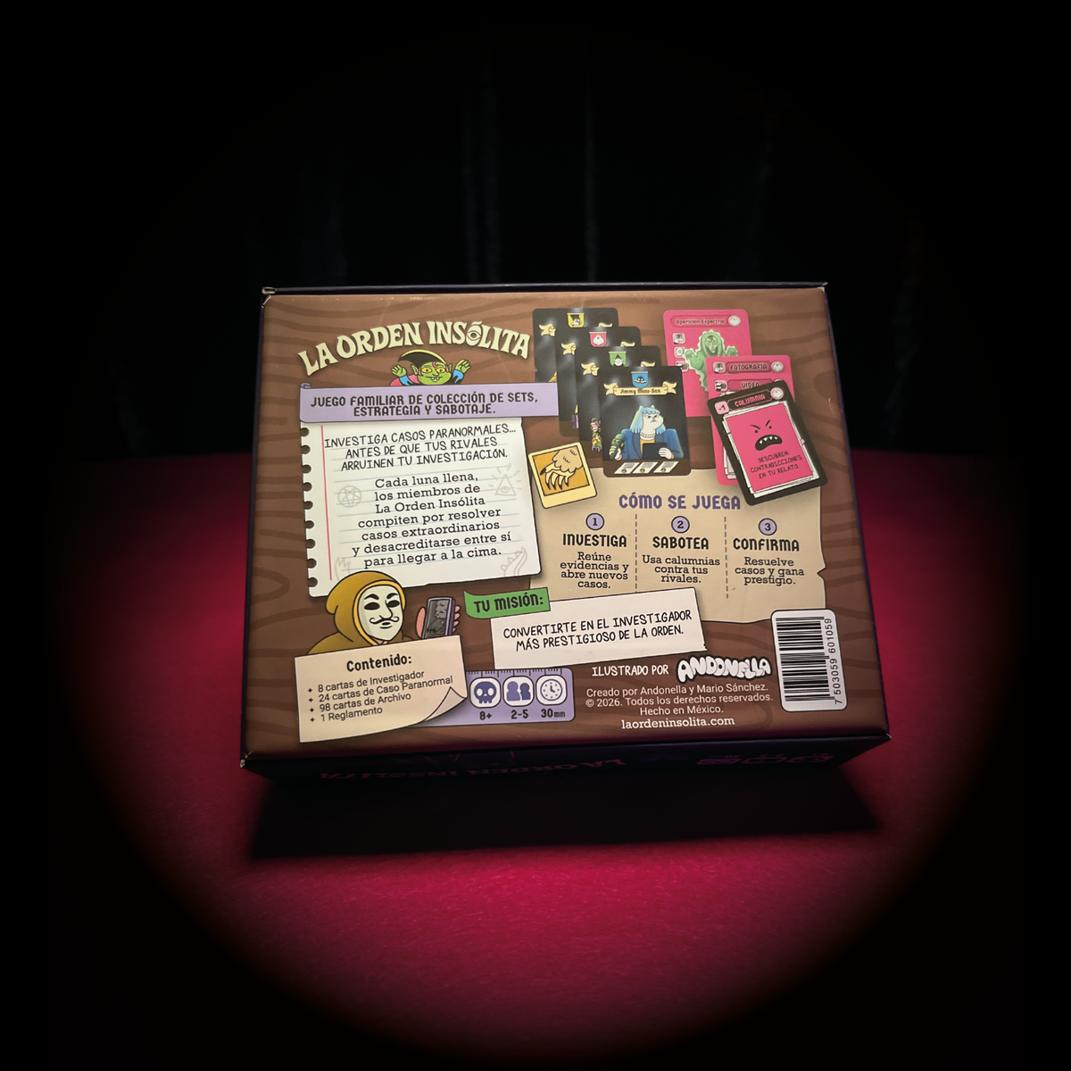 Preventa - La orden Insólita + carta de Carlos Trejo