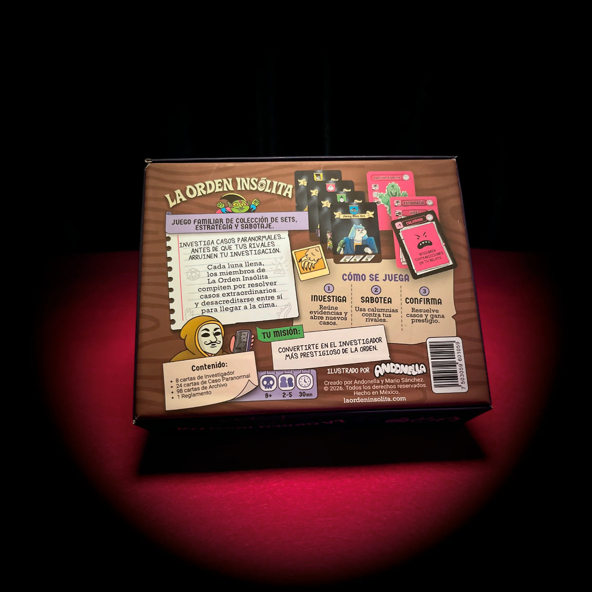 Preventa - La orden Insólita + carta de Carlos Trejo